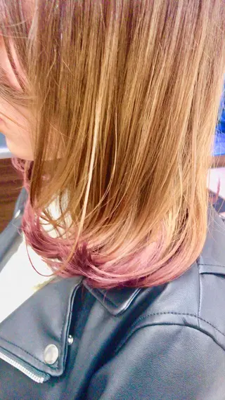 カラー MUSASHI ブリーチカラー◎のヘアスタイル