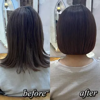 ショート カラー 似合わせレイヤー 髪質改善/柴木琴愛のヘアスタイル