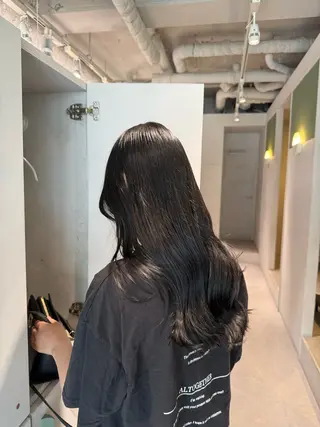 ロング カラー 暖色カラー/艶髪/ 韓国/ひなのヘアスタイル