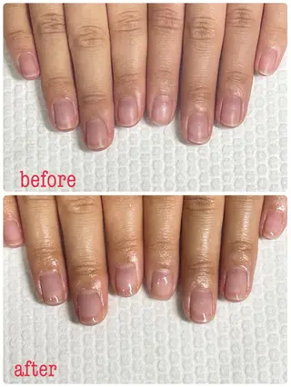 カラー ネイル Chérinail 爪のお手入れのネイルデザイン