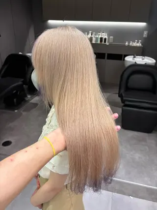 ロング カラー 名古屋／デザイン／ ブリーチ/松井亮磨のヘアスタイル