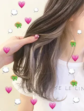 ミディアム カラー EMANON新宿東口所属・新宿駅近♡個室 ♡関口三都季🌜のヘアスタイル