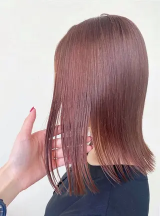 セミロング カラー Happiness王寺店所属・ボブ、韓国特化型 ✨中野悠のヘアスタイル