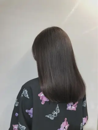 ミディアム カラー 透明感カラー❄️要 半個室×マンツーマンのヘアスタイル