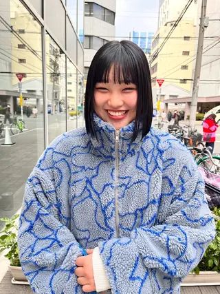 ミディアム カラー ショート/パーマ/ カラー/FUKOのヘアスタイル