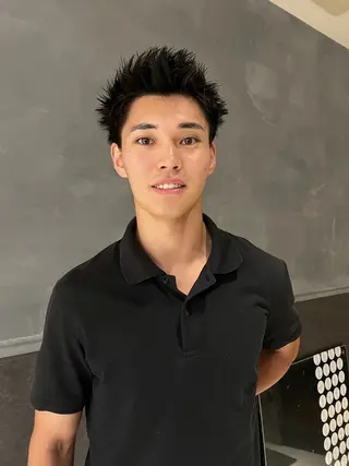 カラー メンズ 田中 里奈のヘアスタイル