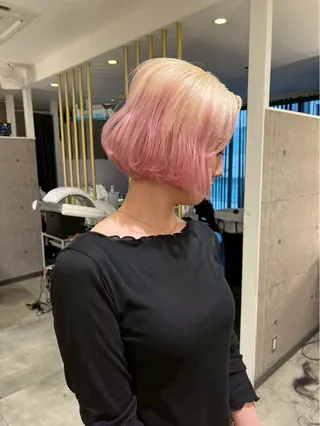ショート 髪質改善 Noe心斎橋店のヘアスタイル