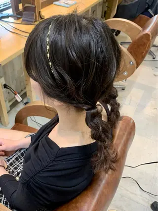 ミディアム ヘアアレンジ Hair Atelier P's 【ピース】所属・Kaori / P’s 渋谷のヘアスタイル