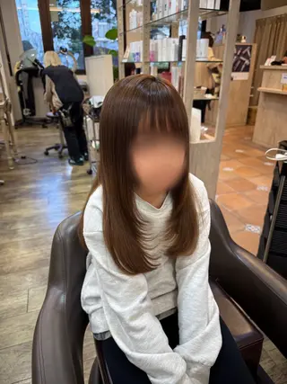 ロング 杉田 花乃のヘアスタイル