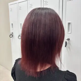 ミディアム 𝗆𝗂𝗒𝗎 🐈🤍のヘアスタイル