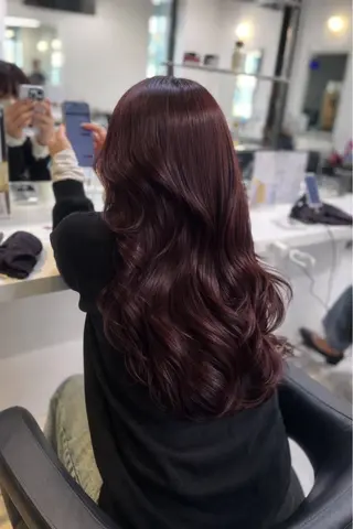 カラー 🥀韓流暖色ヘア 🥀yuzukiのヘアスタイル