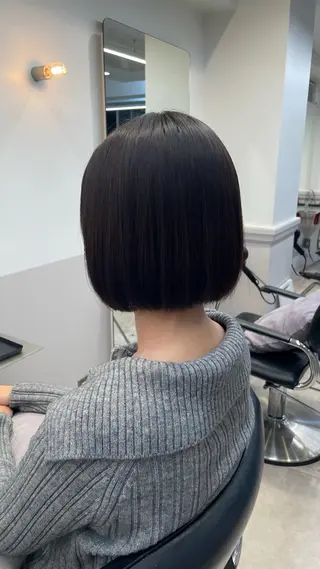ショート 🤍ショートボブ 🤍NANAMI🤍のヘアスタイル