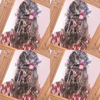 セミロング ヘアアレンジ 🌷MAYU 🌷のヘアスタイル
