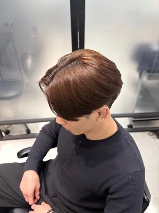 パーマ メンズ 曲がる縮毛矯正/ メンズパーマ森隆之介のヘアスタイル