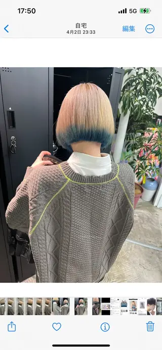 ショート MaNO chamoのヘアスタイル