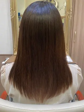 ロング カラー パーマ 古川 琴美のヘアスタイル