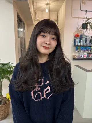 セミロング カラー pino.【ピノ】所属・pino代表ナガタ ユースケ/荻窪美容室のヘアスタイル