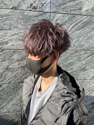 ショート カラー メンズ クラシックスタイル 💈鈴木洵誠のヘアスタイル