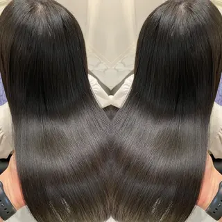 ロング ツバサ 髪質改善のヘアスタイル