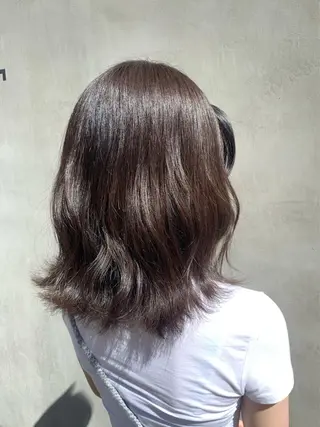 ミディアム 長野 歌穂のヘアスタイル