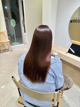 パーマ ulu名古屋栄所属・落合しほ/韓国ヘア/ 髪質改善/縮毛矯正のヘアスタイル