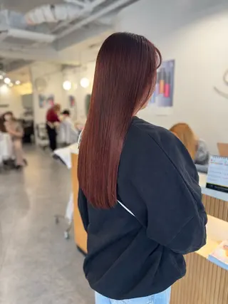 ロング カラー シアン　橋本店所属・SHIAN 橋本 Daikiのヘアスタイル