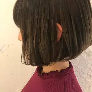 ショート カラー ヘアアレンジ yeope所属・ハイトーンカラー ブリーチ専門・天神のヘアスタイル