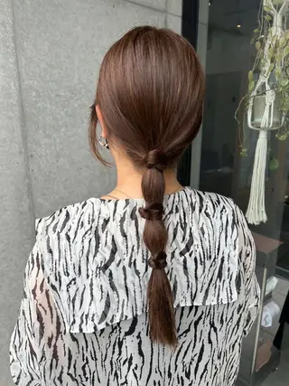 ロング FERIA 池田 比嘉あゆ美のヘアスタイル