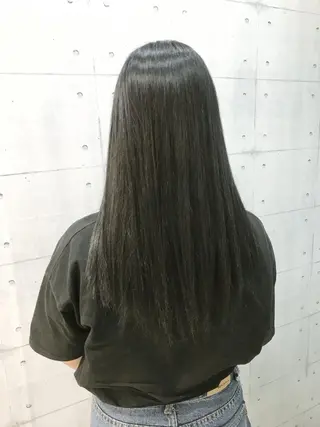 セミロング カラー 高木 麻知子のヘアスタイル