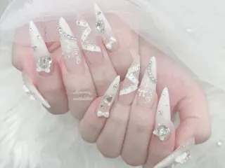 ネイル MoMoA Nail ネイル長さ出し専門店のネイルデザイン