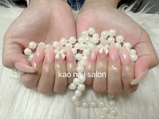 ネイル kao nail マグネット/長さだしのネイルデザイン