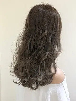 セミロング カラー ヘアアレンジ 店長/ 加藤 流菜のヘアスタイル