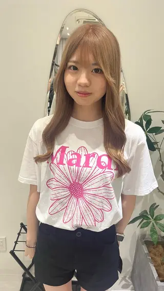 ロング men'ssalon Zina天神所属・✨髪質改善/顔周りカ ット/縮毛矯正✨三隅のヘアスタイル