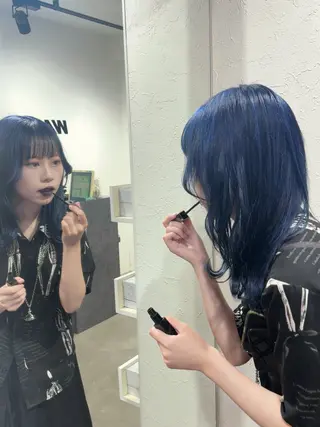 セミロング カラー ハイトーン/レイヤー /艶カラー🎀のヘアスタイル