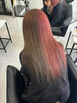 カラー MaisonHALU 松浦光咲のヘアスタイル