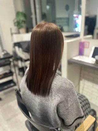 セミロング カラー GaKu/ハイトーン /ブリーチ/レイヤーのヘアスタイル