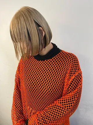 ショート カラー 森貴裕/ベージュ/ パーマ/オリーブのヘアスタイル