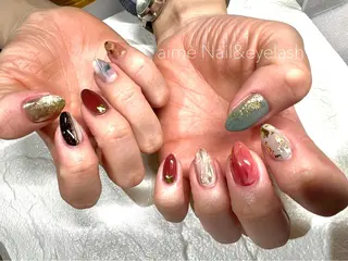 ネイル aime 中崎町のネイルデザイン