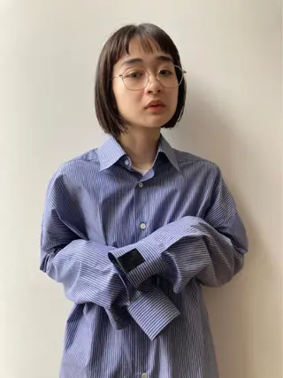 ショート カラー THE DAY所属・AKI HASHIMOTOのヘアスタイル