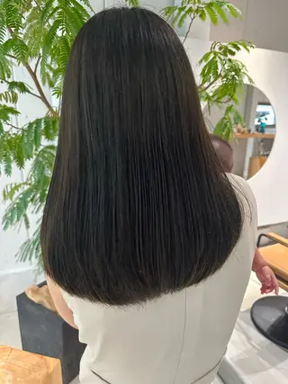 ロング カラー 野中 久美子のヘアスタイル
