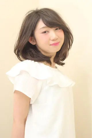 ミディアム 金子 直樹のヘアスタイル