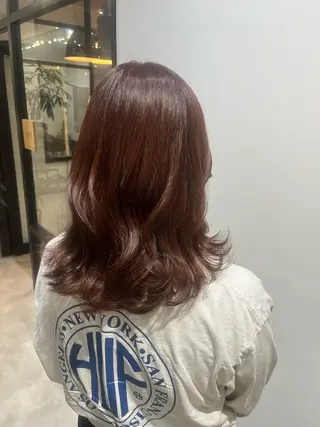 セミロング カラー 🫧ぷる艶カラー🫧 Yuubi🦩のヘアスタイル