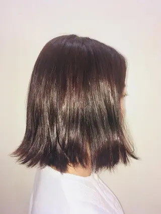 ミディアム カラー Lagom なかだのヘアスタイル
