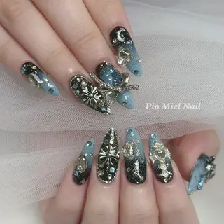 ネイル HANA 長さだしのネイルデザイン