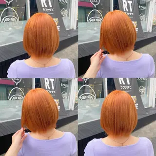 ショート 💛ムラ修正ブリーチ 💛YUUのヘアスタイル