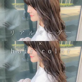 ミディアム カラー 顔周りレイヤー/ボブ 銀座✨中野まさひろのヘアスタイル