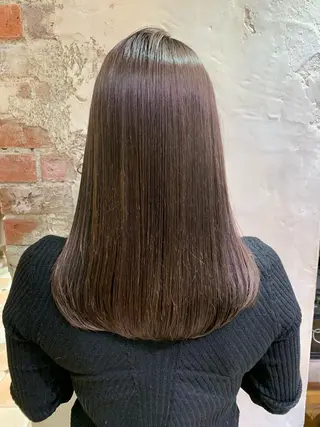 セミロング 山菅 光明のヘアスタイル