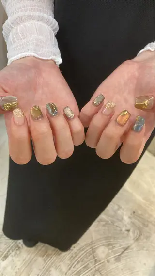 ネイル nailsalon　hue所属・小山 羽奈のネイルデザイン