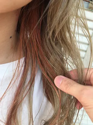 ミディアム カラー レイヤーカット匠 イソザキノリユキのヘアスタイル