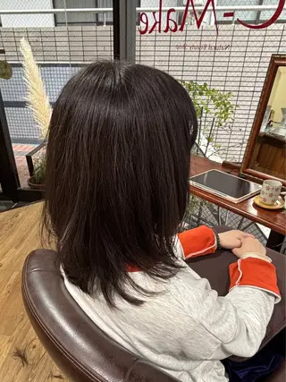 ミディアム cmake所属・. kanokoのヘアスタイル